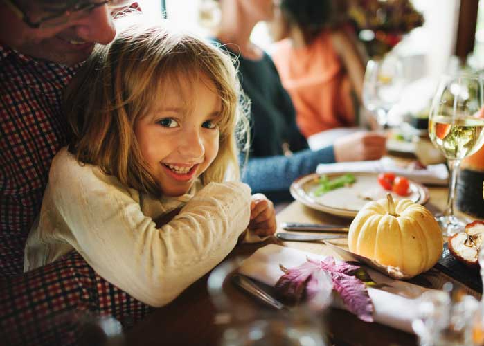 Holidays shared with Family and Friends